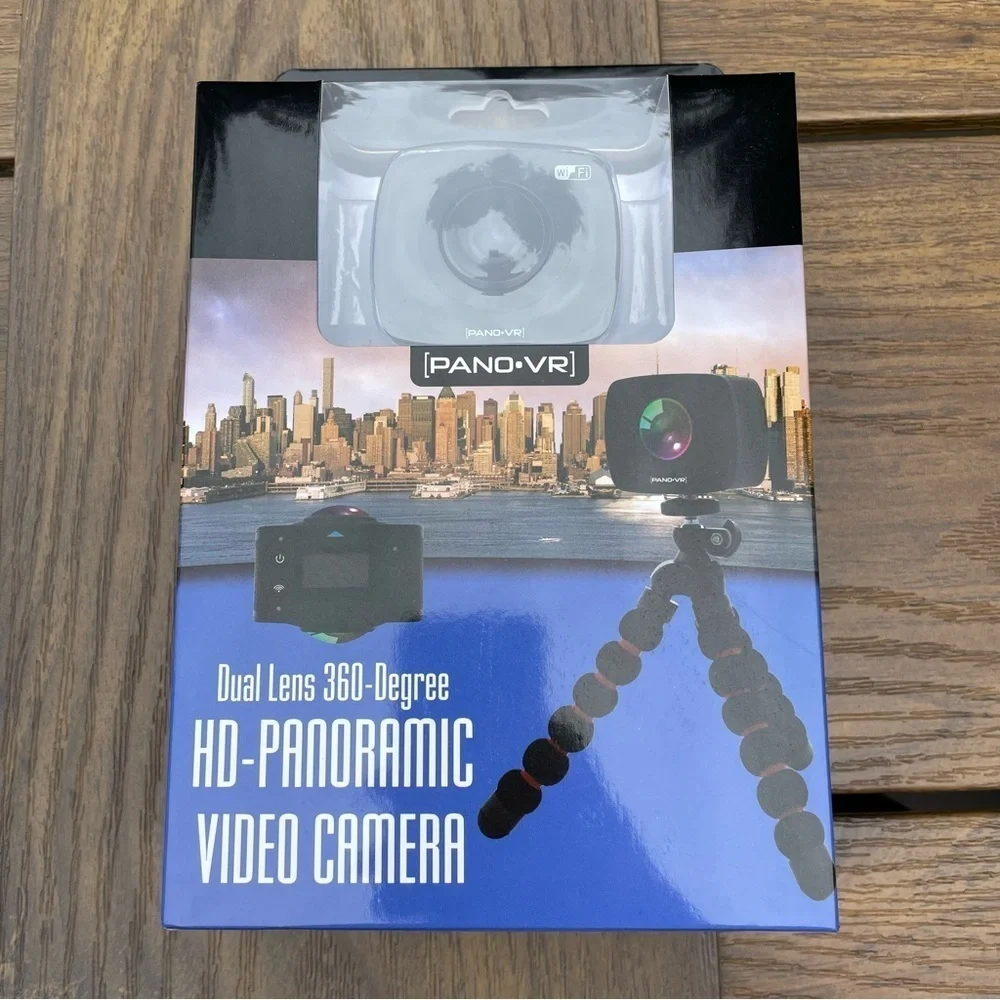 PanoVR 360-Degree Dual Camera with 1080p HD Video Recording dual lens
